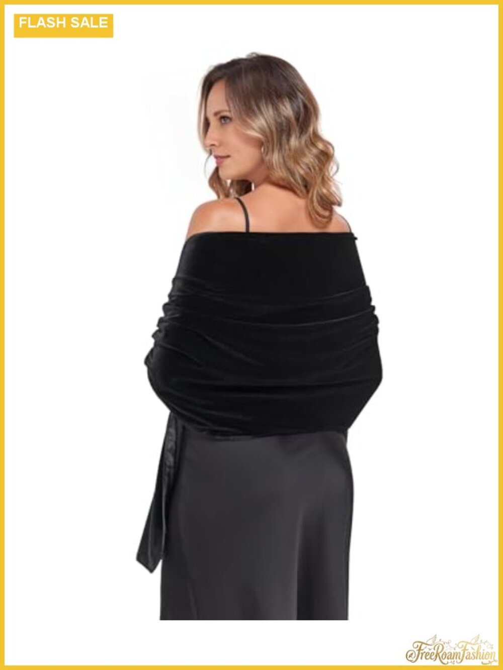 Velvet Shawl Wrap Evening Dress Wedding Bridal Cover Up Soft